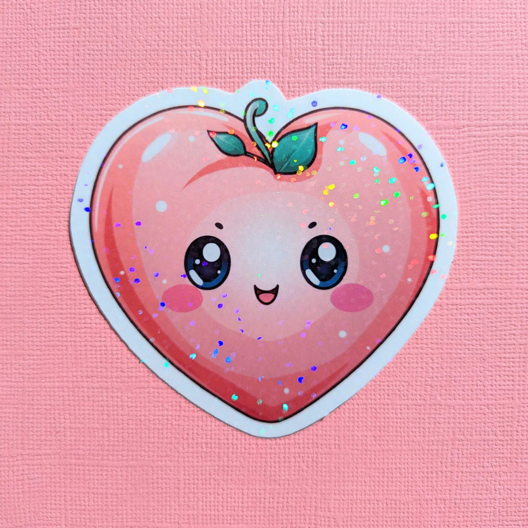 Strawberry Blush Holo Sticker