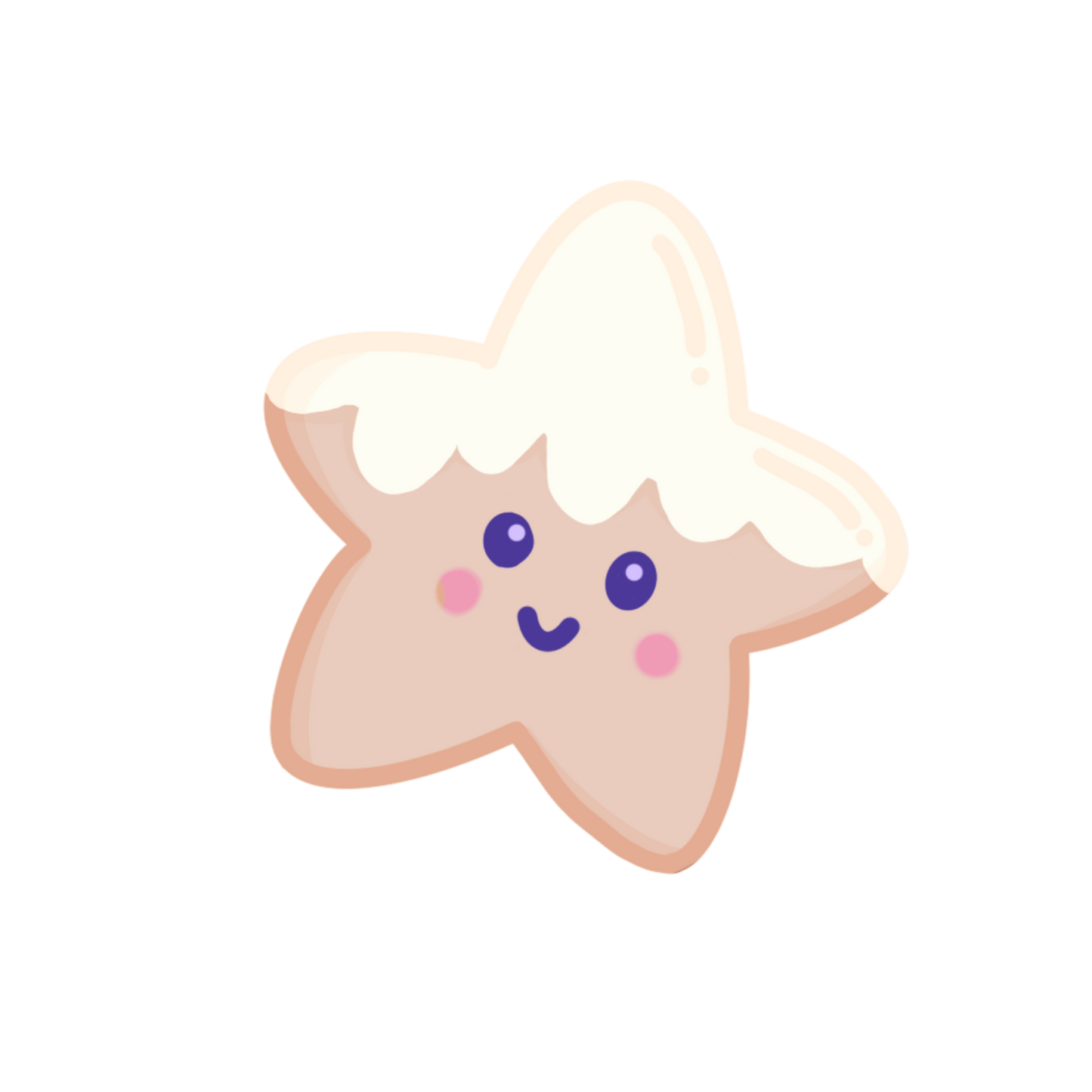 Starry Cream Gloss Sticker