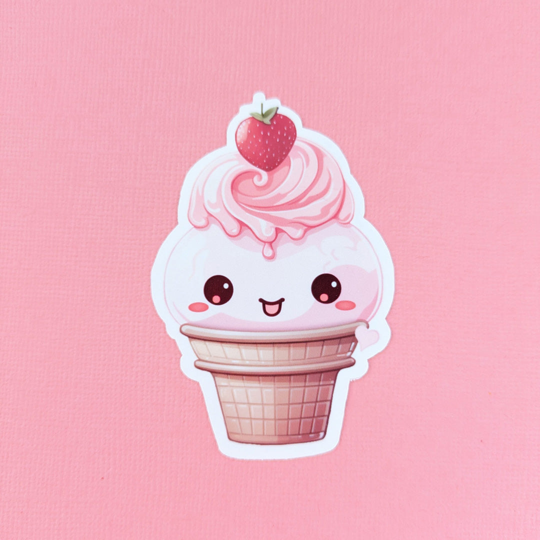 Berry Sweet Cone Gloss Sticker