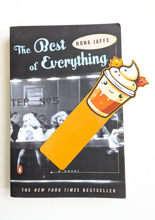 Fall Coffee Kawaii Bookmark