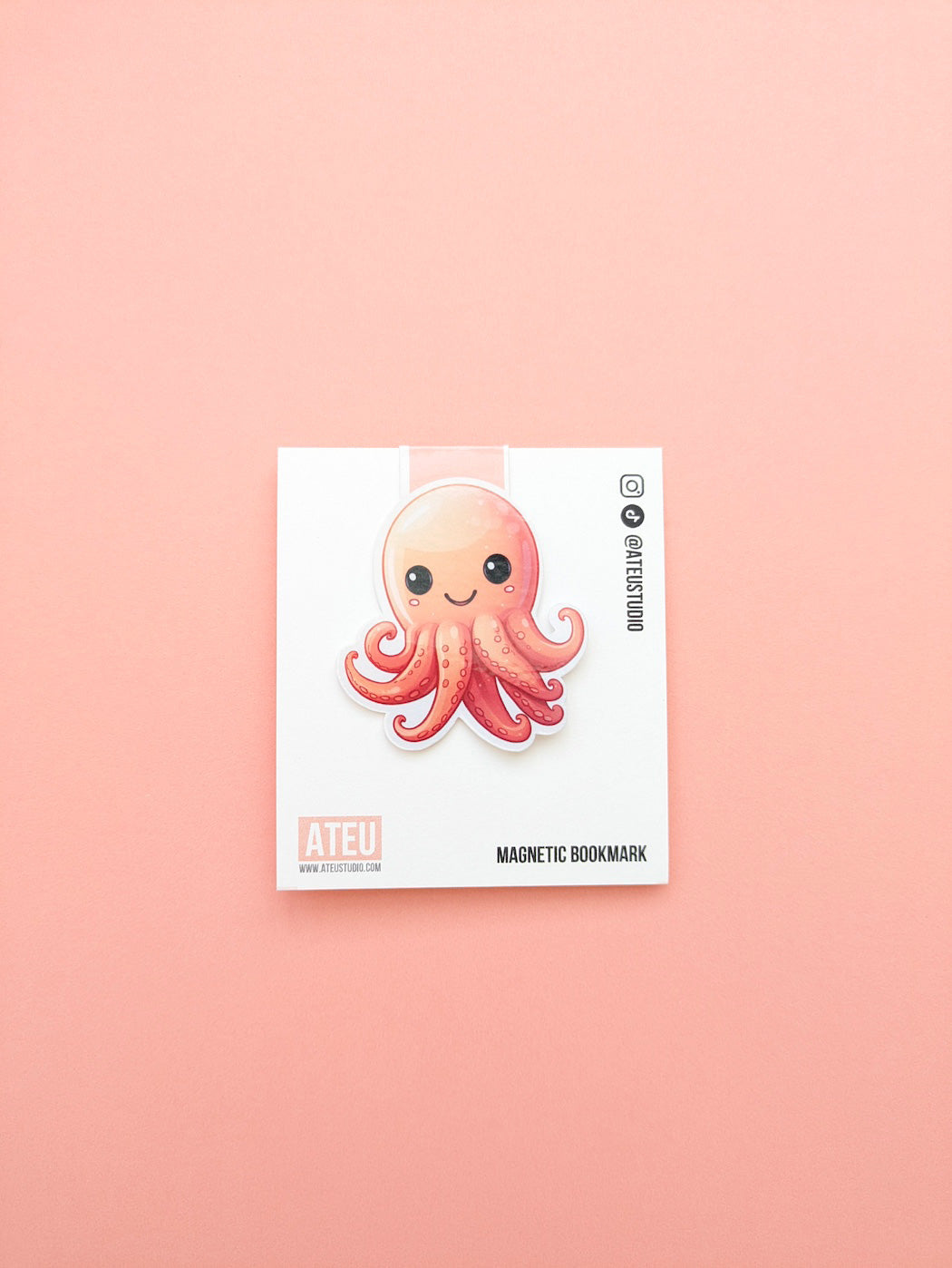 Chica the Octopus Magnetic Bookmark | Gloss Finish