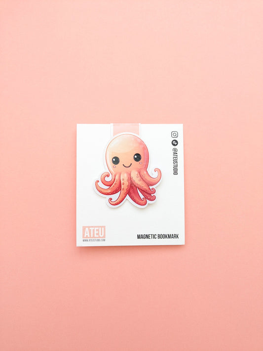 Chica the Octopus Magnetic Bookmark | Gloss Finish