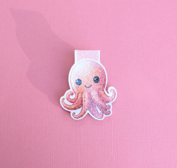 Chica The Giant Pacific Octopus Holographic Magnetic Bookmark