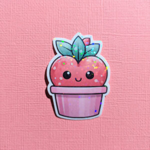 Berry Cute Holographic Sticker