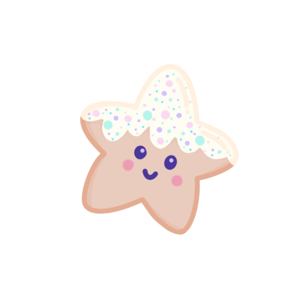 Cosmic Cookie Kawaii 2" Sticker