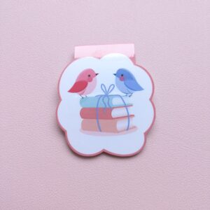 Chapter Chirpers Magnetic Bookmark designed by Ateu Studio, Kawaii & Bookish Stationery